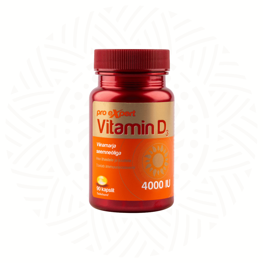 Vitamin D3 Pro Expert 4000IU N90 softgel capsules