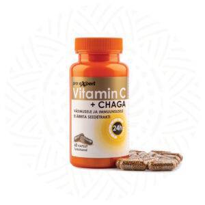 Vitamiin C PRO Expert CHAGA N60 TR kapslid